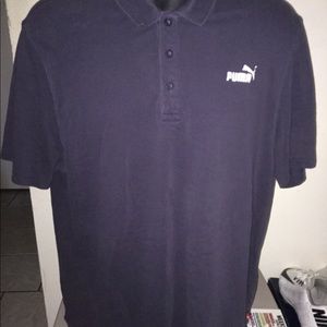 Puma Sport Lifestyle Faded Black Polo Shirt